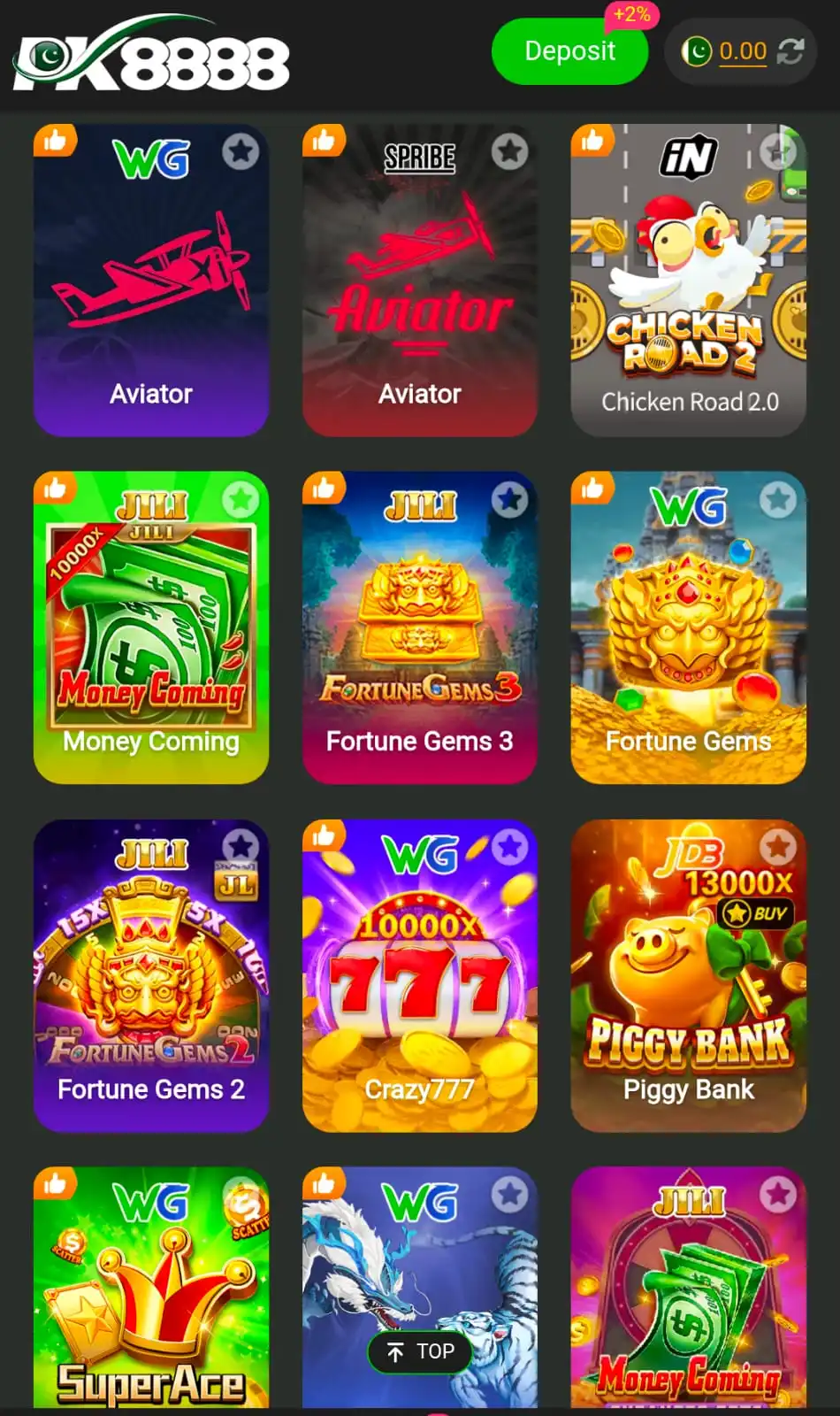 PK8888 Game